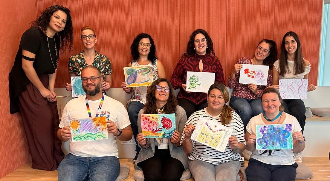 corporate wellness art therapy